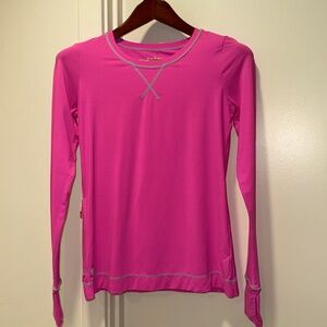 Lilly Pulitzer Pink Long Sleeve Luxletic Top